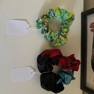 Others Follow Red and Black Scrunchie Set